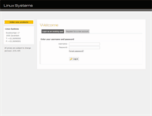 Tablet Screenshot of customer.linuxsystems.be